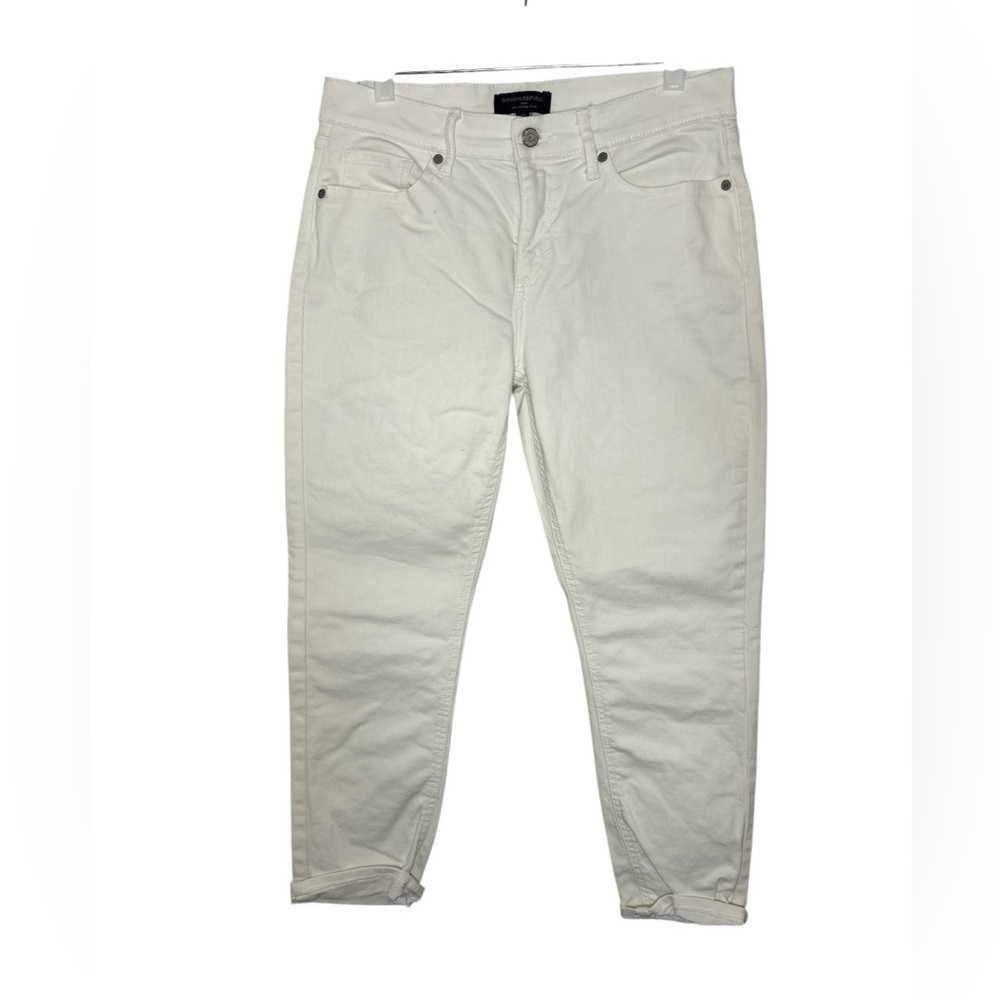Banana Republic Women's Girlfriend White Ankle Jeans Sz 28/6